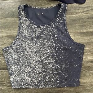 Zyia Metallic Speckled Active Tank